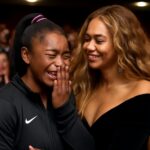 Ginasta olímpica compartilha encontro inesquecível com a diva Beyoncé, que celebrou momento único