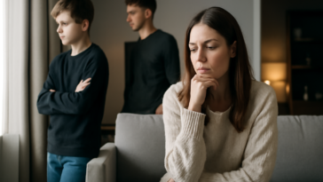 Atriz disse que viveu uma relação difícil com o primogênito e explicou por que aceitou que ele morasse com o pai; entenda o caso.