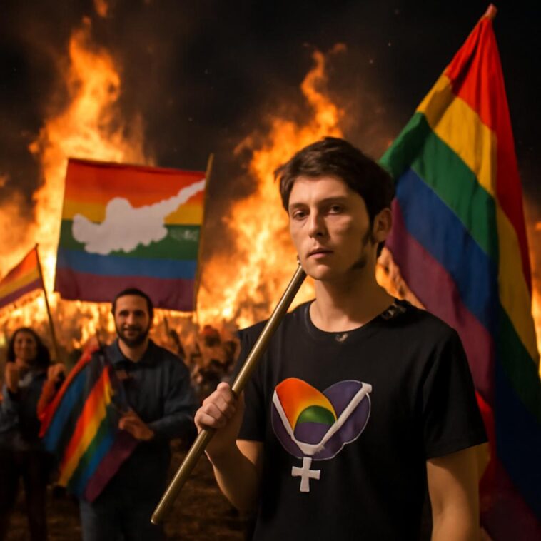 ONG Accept denuncia que queima de bandeiras LGBTQIA+ nas lambradjies alimenta ódio e intolerância