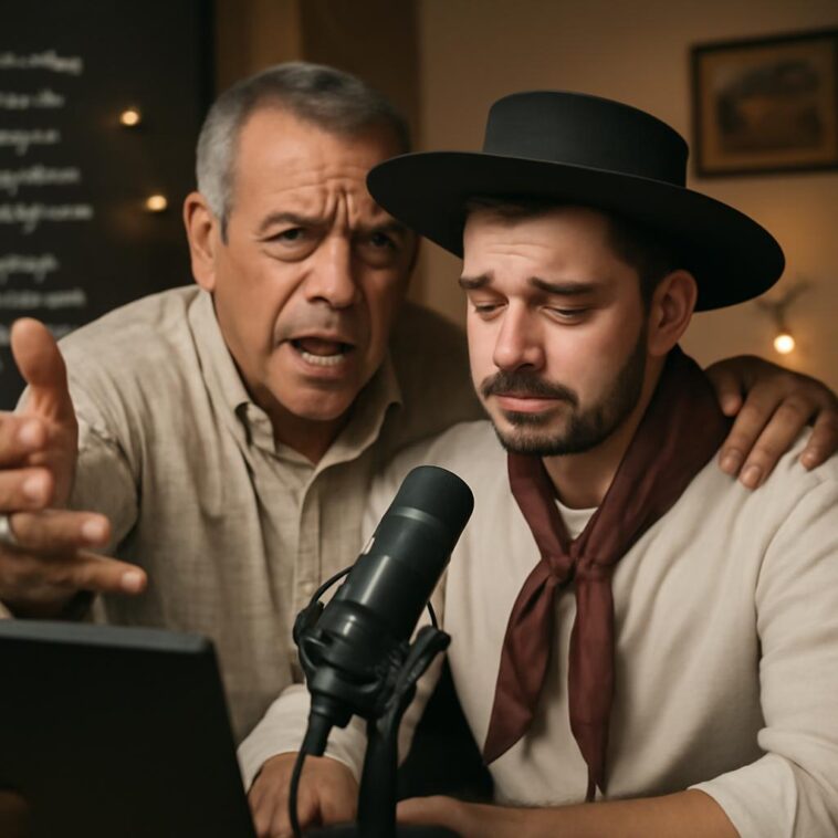 Lucas Feldmann recebe apoio do pai ao vivo após comentário homofóbico viralizar nas redes sociais