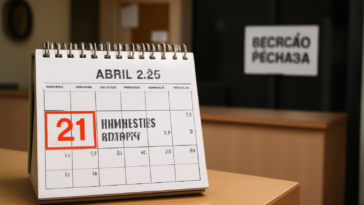 Com o feriado de Tiradentes na terça, serviços do Sinthoresp param também na segunda, dia 20. Saiba como se organizar.