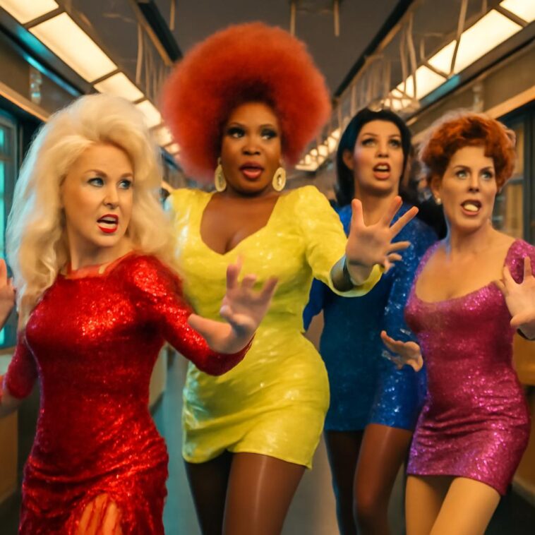 Symone, Brooke Lynn Hytes e Marcia Marcia Marcia levam o camp para um divertido vídeo de instruções em trem