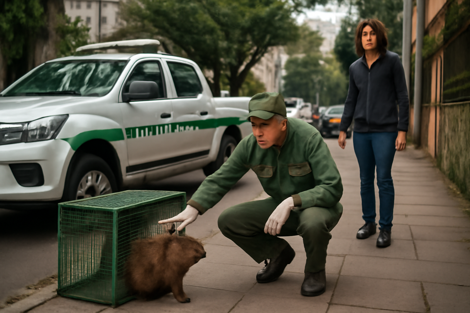 Animal silvestre atacado por cães no bairro Menino Deus foi resgatado em estado delicado. Saiba por que o caso repercutiu tanto.