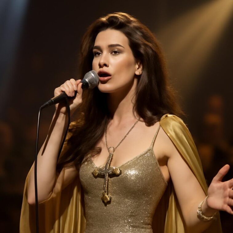 Atriz mergulha em técnica vocal da diva pop para dar voz única à estrela de seu novo filme musical