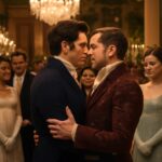 Julia Quinn celebra a inclusão de casal queer na série da Netflix, destacando a força do amor e do luto na trama