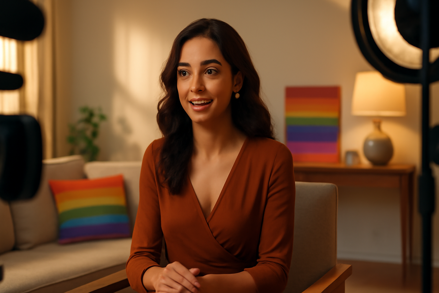 Atriz explicou por que segue falando com naturalidade sobre sua orientação mesmo namorando Daniel Rocha; entenda o contexto.