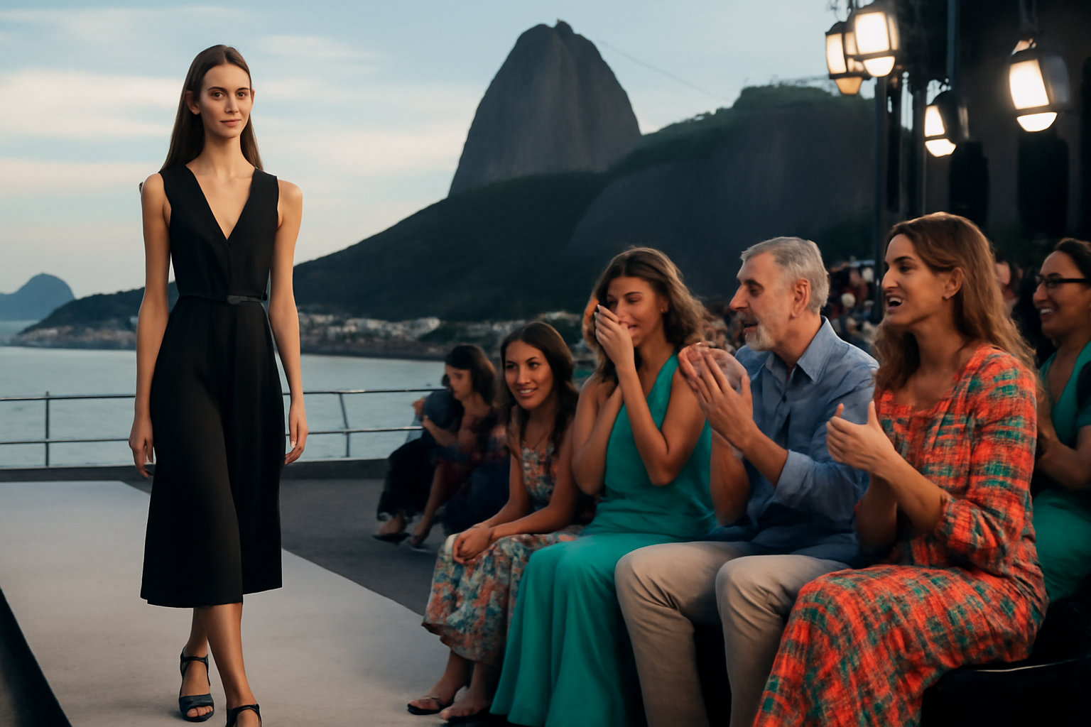 Filha de Giovanna Ewbank e Bruno Gagliasso desfilou no Rio Fashion Week pela Dendezeiro e emocionou a família; entenda a repercussão.