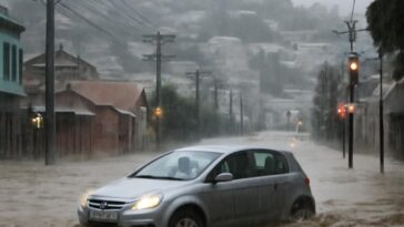 Tempestade histórica traz alagamentos, deslizamentos e paralisações, afetando a rotina da capital neozelandesa