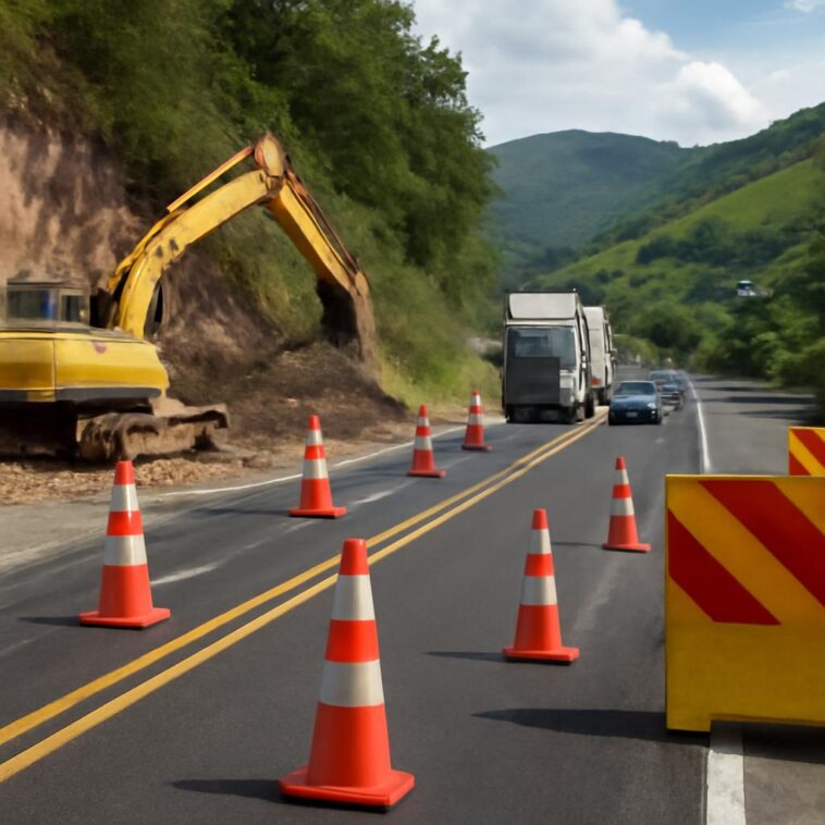 Trecho da BR-116 em Além Paraíba passa por obras com interdições e desvios até 28 de abril