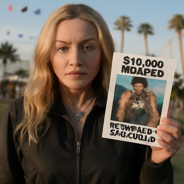 Rainha do pop clama pelo retorno de roupas históricas usadas em show surpresa no festival da Califórnia