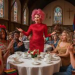 Evento acolhedor une arte drag e comunidade LGBTQIA+ em espaço religioso inclusivo