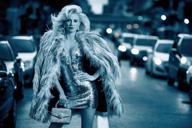 A diva surpreende no tapete vermelho com look vintage e atitude fashionista em NYC