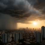 Chuva intensa no Norte, calor seco no Centro-Sul e frio no Sul explicam a alta por tempestade no Google. Entenda o cenário.