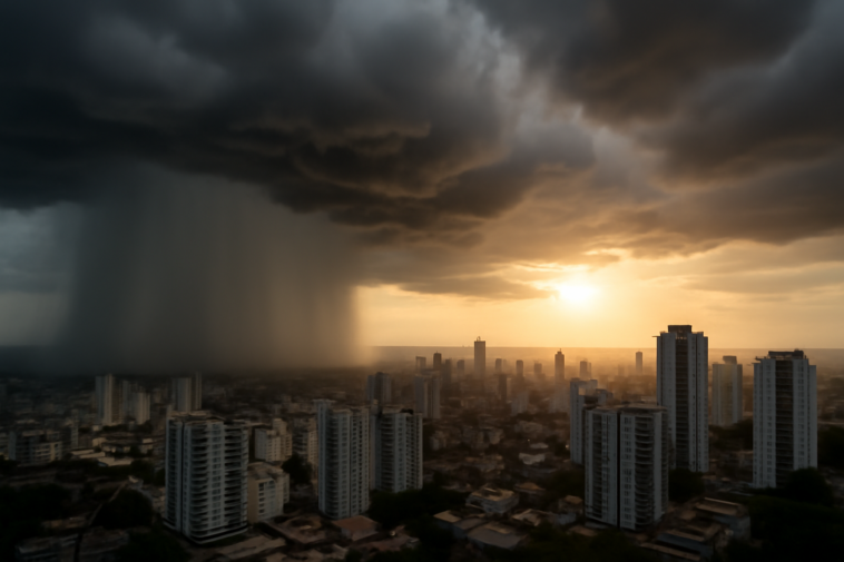 Chuva intensa no Norte, calor seco no Centro-Sul e frio no Sul explicam a alta por tempestade no Google. Entenda o cenário.