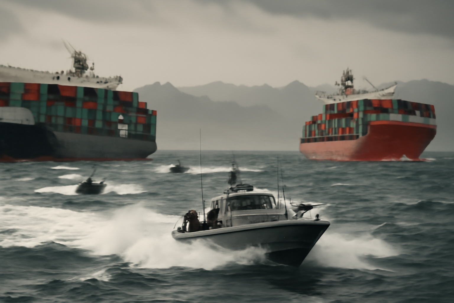 Imagens divulgadas pela TV estatal iraniana mostram abordagem a navios no Estreito de Ormuz e ajudam a explicar por que Teerã voltou ao centro das buscas.