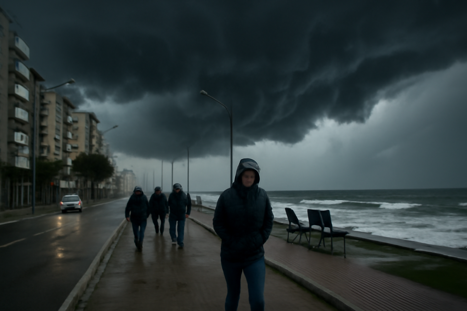 Sistema ligado a frente fria coloca Sul em alerta para chuva, vento e queda de temperatura. Saiba onde o tempo vira primeiro.