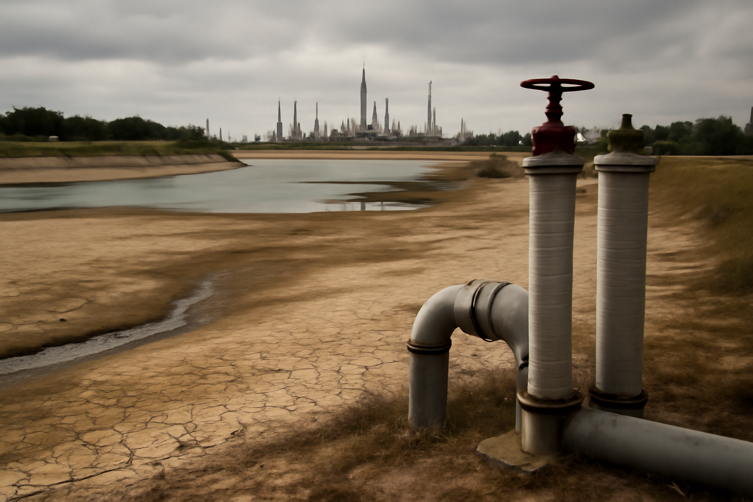 Cidade do Texas estuda emergência hídrica inédita com cortes de 25% no consumo. Saiba o que já se sabe e o que ainda preocupa.