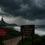 Chuva forte em Fernando de Noronha cancelou cinco voos e fechou áreas turísticas. Saiba o que aconteceu e o impacto em Pernambuco.