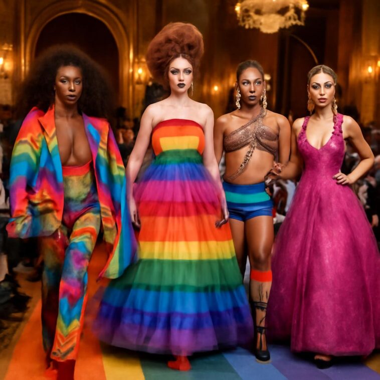 Coletivo celebra corpos e identidades LGBTQIA+ em desfile que une drag, estilo e representatividade