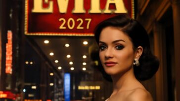Estrela LGBTQIA+ brilha ao trazer o musical sobre Eva Perón para Nova York com direção de Jamie Lloyd
