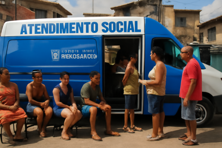 Serviço itinerante da Prefeitura já soma 5,4 mil atendimentos no Rio e facilita inscrição e atualização do cadastro; entenda.