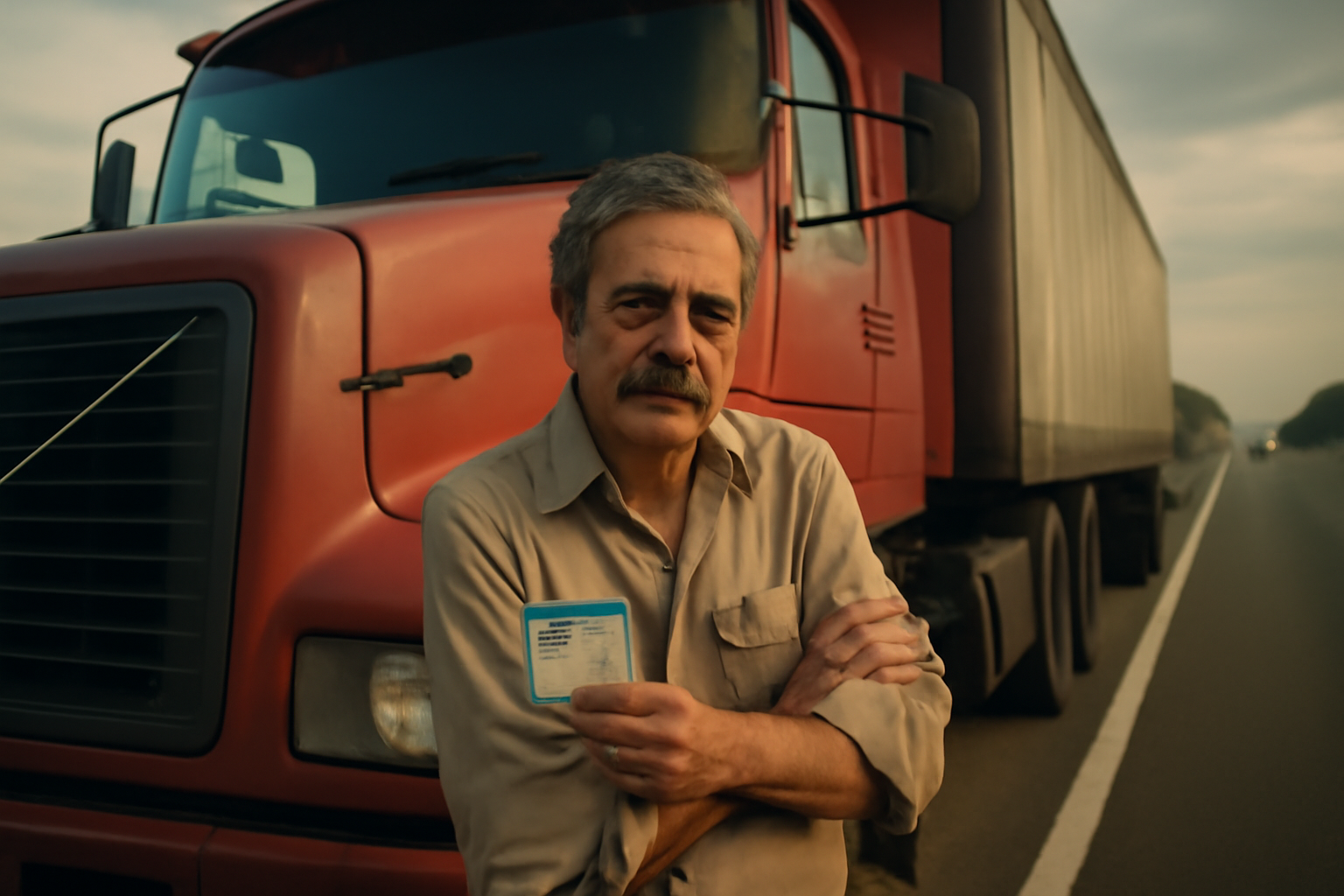 Ator contou por que ainda mantém habilitação categoria E, anos após a série da Globo. Saiba o que reacendeu o assunto.
