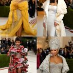 Dos vestidos esculturais aos visuais ousados, Rihanna transforma o tapete vermelho em manifesto fashion