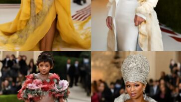 Dos vestidos esculturais aos visuais ousados, Rihanna transforma o tapete vermelho em manifesto fashion