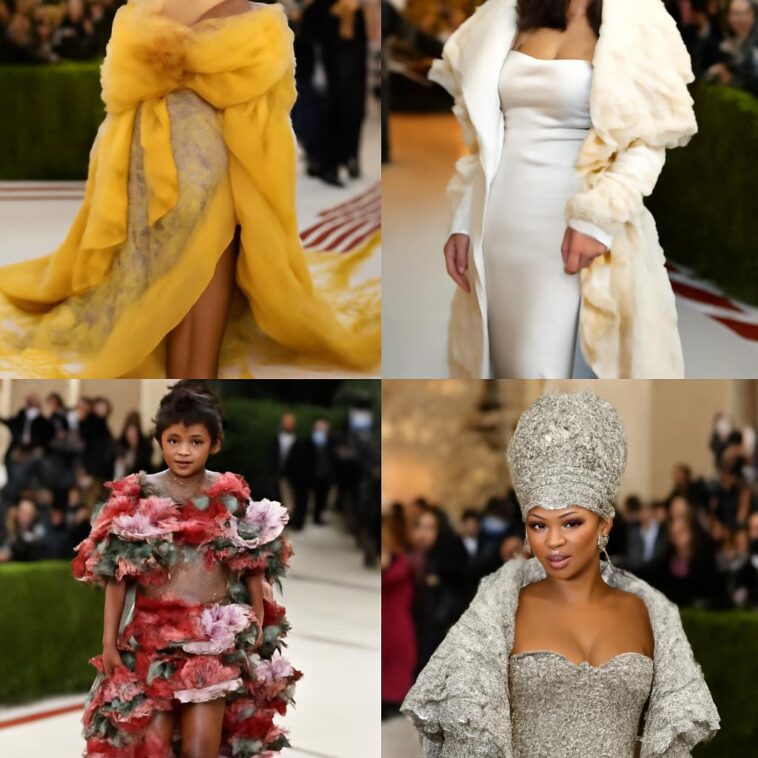 Dos vestidos esculturais aos visuais ousados, Rihanna transforma o tapete vermelho em manifesto fashion
