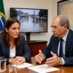 Governadora de Pernambuco se reúne com ministro para fortalecer ações após desastre natural