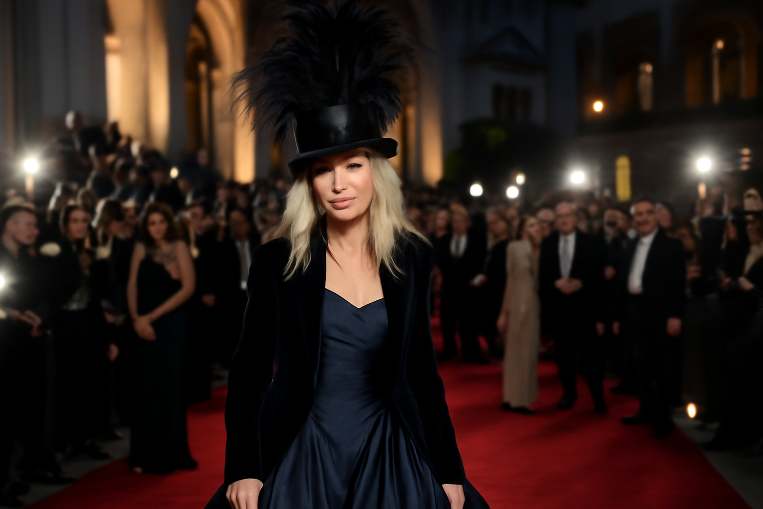 Ícone do Fleetwood Mac chamou atenção no Met Gala 2026 com visual assinado por John Galliano para Zara; entenda por que ela viralizou.