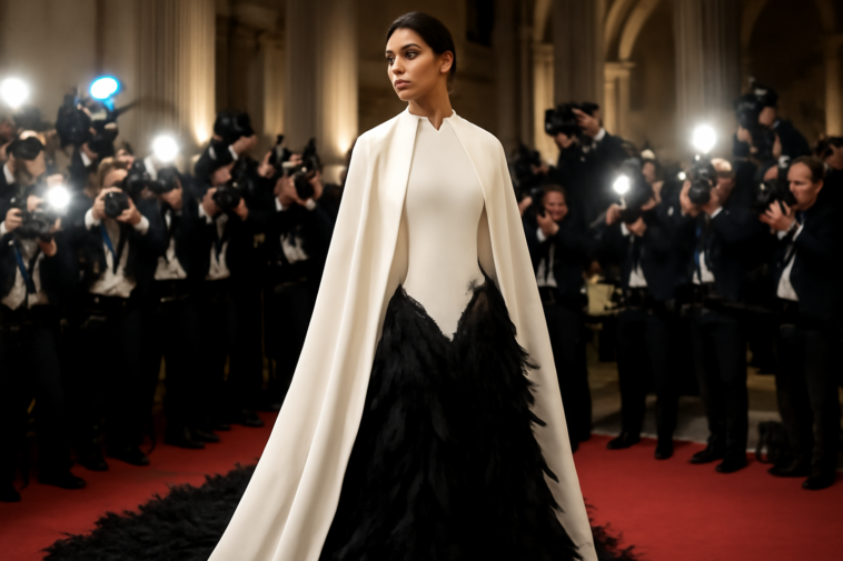 Modelo trans chamou atenção no tapete vermelho com look Gucci inspirado em Botticelli e Black Swan; entenda por que viralizou.