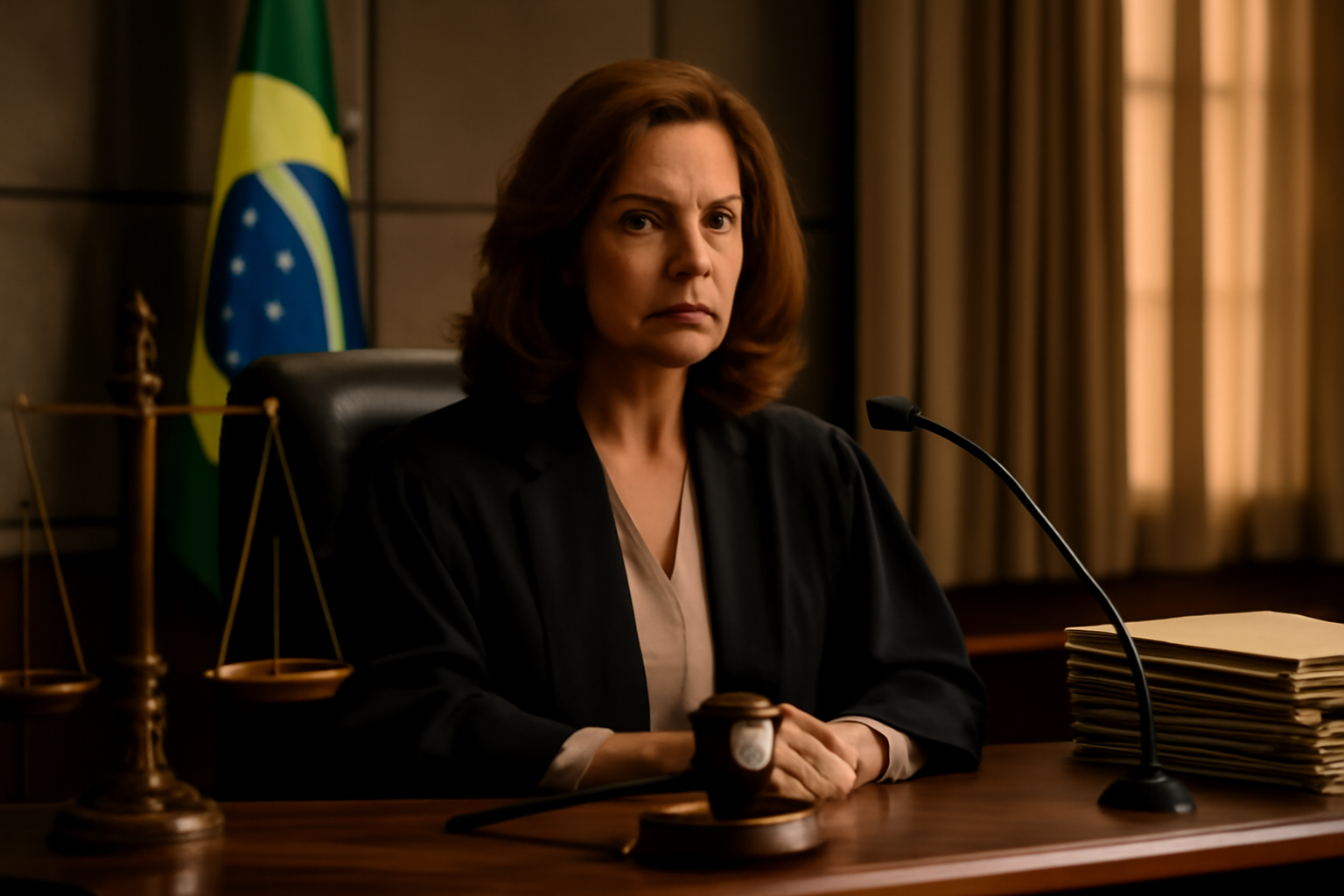 Atriz entra na reta final da novela como juíza do caso de Gerluce e ajuda a explicar por que seu nome disparou nas buscas; entenda.