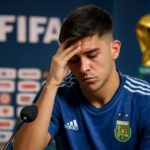 Atacante argentino pode perder jogos da Copa após punição por insulto homofóbico a Vinícius Jr.