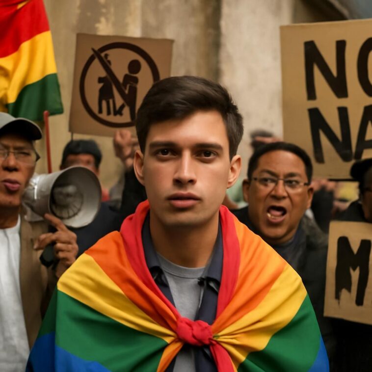 Designer boliviano em Paris sofre ataques virtuais por ser filho LGBTQIA+ de político em campanha