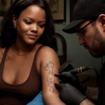 Cantora celebra maternidade com tatuagem exclusiva criada pelos seus três filhos
