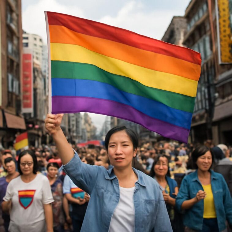 Tainan celebra o Dia Internacional contra a LGBTQfobia com bandeira do orgulho 1 Cidade de Tainan, Taiwan, promove eventos e levanta bandeiras para apoiar a comunidade LGBTQIA+