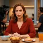 Apresentadora reclamou ao vivo de falha da produção no quadro de receitas da Copa; saiba por que o momento repercutiu tanto.