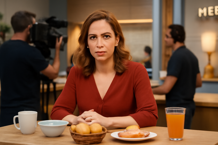 Apresentadora reclamou ao vivo de falha da produção no quadro de receitas da Copa; saiba por que o momento repercutiu tanto.