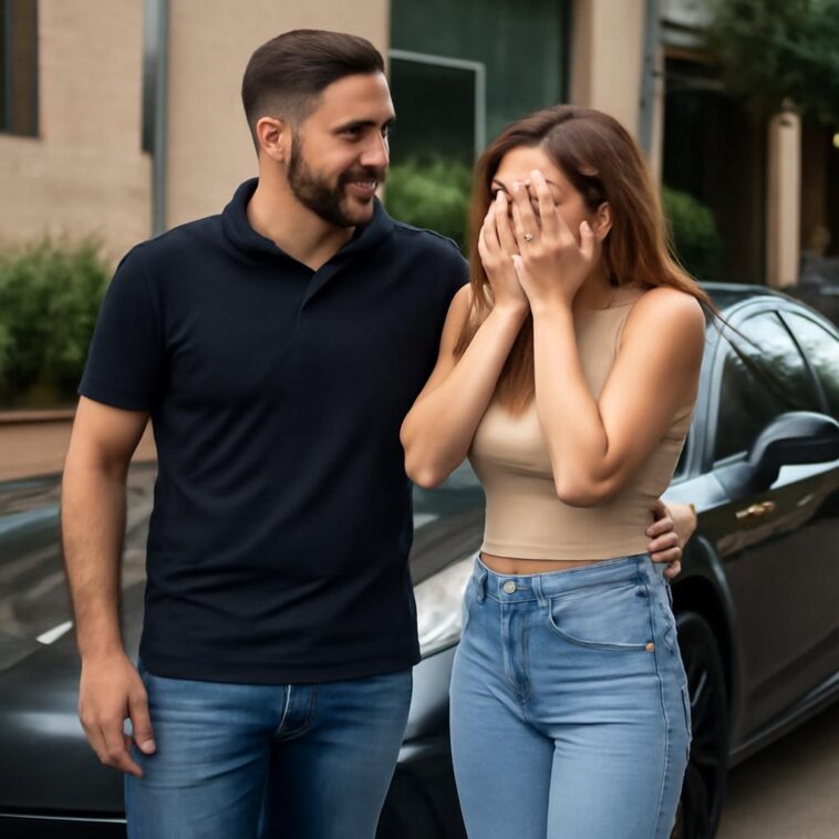Renan Machado presenteia Hariany Almeida com Volvo avaliado em R$ 200 mil após quatro meses de namoro