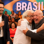 Apresentador recebeu Dedé Santana no Caldeirão e conduziu a surpresa com Renato Aragão; saiba por que o momento virou assunto.