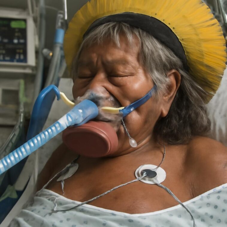 Ícone da luta indígena enfrenta pneumonia e recebe cuidados intensivos em Mato Grosso
