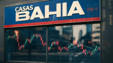 Papéis da Casas Bahia tombaram mais de 10% e ampliaram perdas no mês e no ano; entenda o que pressiona a varejista.