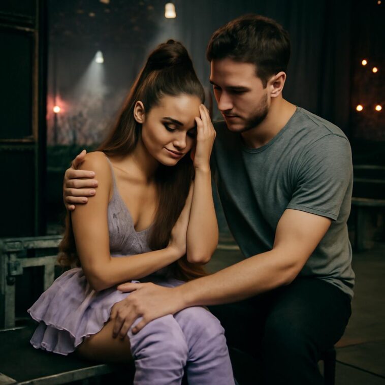 Cantora volta aos palcos após sete anos, lidando com PTSD e com o suporte do ator Ethan Slater