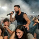 Cantor retoma concerto após incidente com gás lacrimogêneo e garante segurança dos fãs