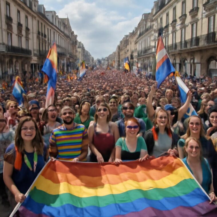 Cerca de 2 mil pessoas se unem para festejar e defender direitos LGBTQIA+ em meio a preocupações políticas