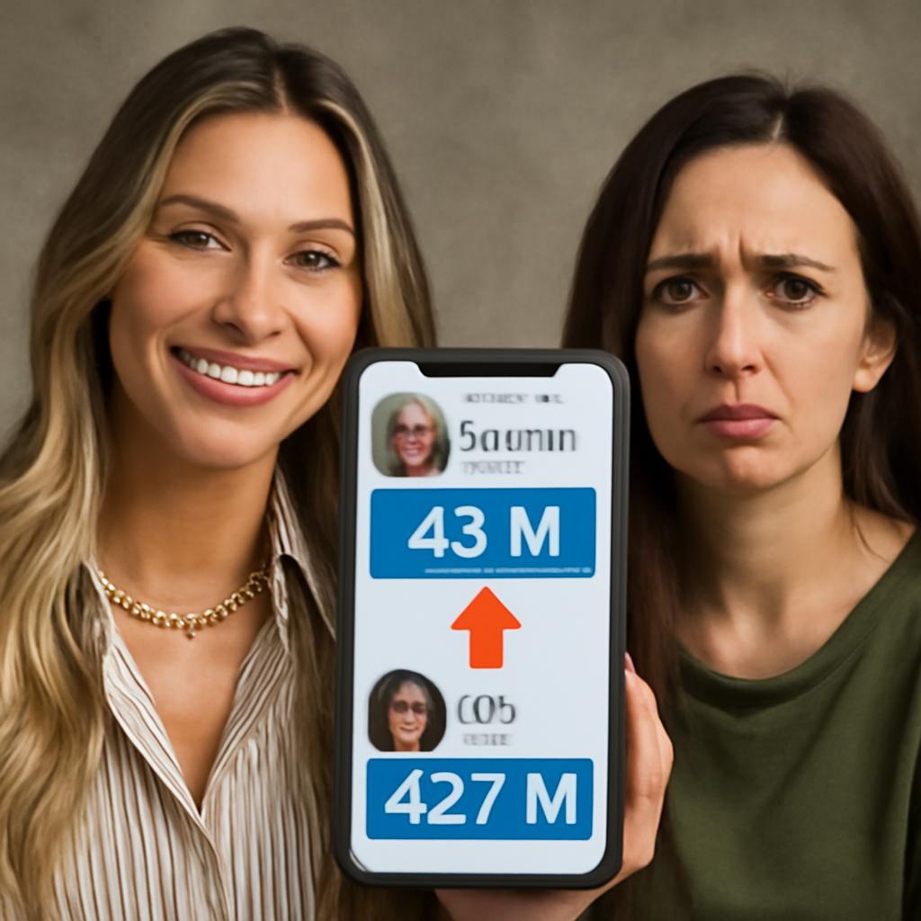 Influenciadora conquista mais de 3 milhões de seguidores após término com Vini Jr. e brilha no ranking brasileiro