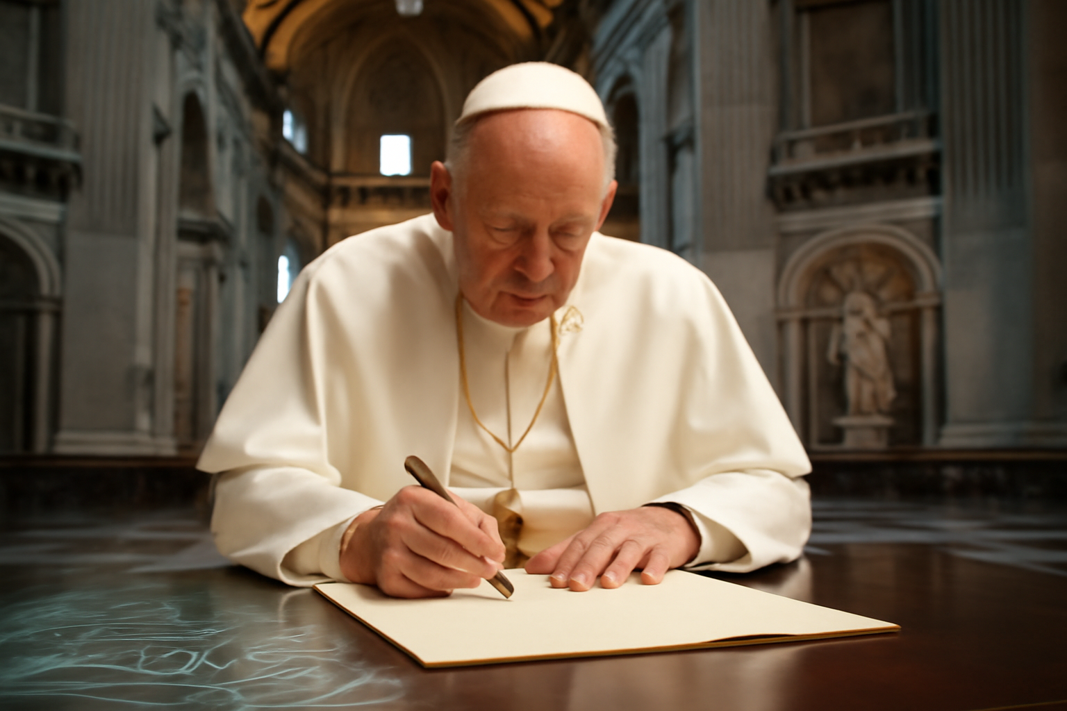 Primeiro texto papal de Leão 14 mistura pedido de perdão pela escravidão e alerta sobre IA. Entenda por que a encíclica virou assunto.