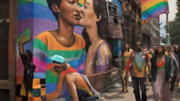 Projeto usa intervenções artísticas para dar voz e visibilidade à comunidade LGBTQIA+ nas ruas