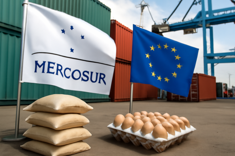 País vizinho esgotou cotas agrícolas com a UE ao lado do Uruguai e acendeu alerta no agro brasileiro; entenda o que mudou